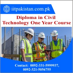 Diploma in Civil Technology One Year Course in Islamabad pakistan