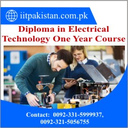 Diploma in Electrical Technology One Year Course in Islamabad pakistan